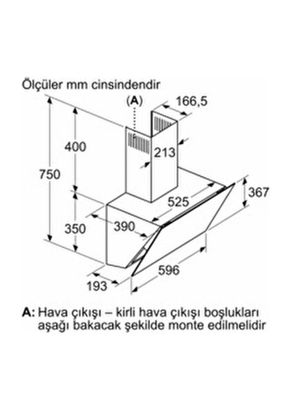 LC67KPJ30T Ankastre Davlumbaz