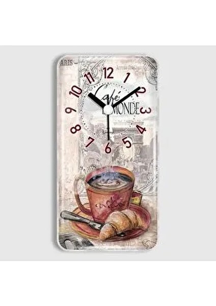 Mıknatıslı Buzdolabı Saatleri, Dikdörtgen, 17 cm