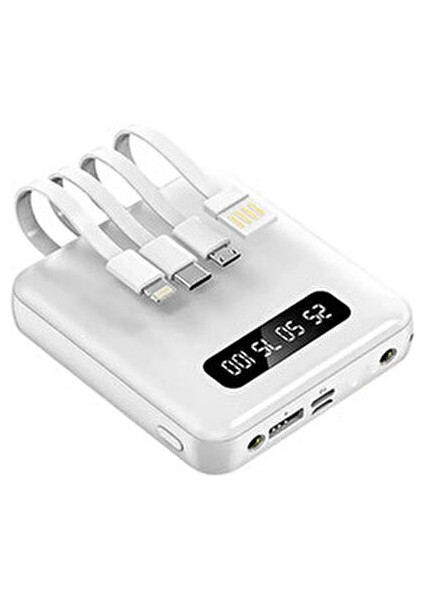 Pw-97 10.000MAH 2.4A, Lcd’li 1xusb-A Dahili Mikro Type-C, Lightning Powerbank fiyatları