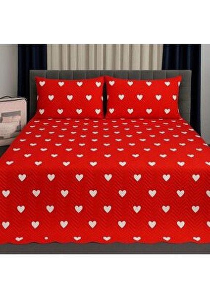 Çift Kişilik Pike Yatak Örtüsü Takımı 200x220 cm Kaliteli Materyal ile 2 Yastık Kılıflı fiyatları