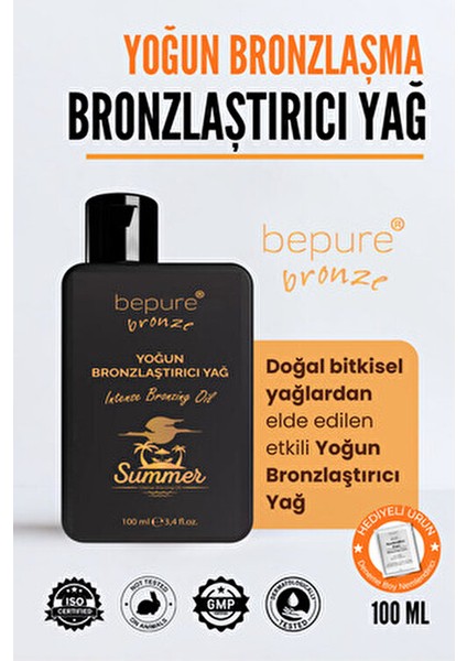 Bronzlaştırıcı, Güneşli, Güneşsiz Bronzlaştırıcı, Hindistan Ceviz, Kakao, Yoğun Bronzlaşma 100 ml fiyatları
