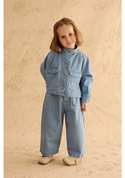 Bomber Denim Ceket Açık Mavi fiyatları