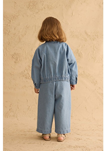 Bomber Denim Ceket Açık Mavi indirimleri