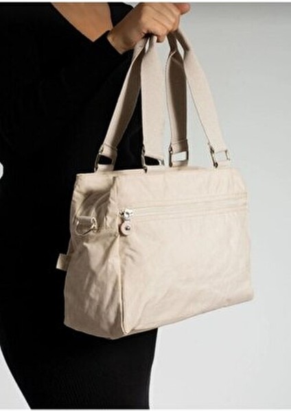 Kopya - Kadın Gri Su Geçirmez Kipling Kol Çapraz Çanta