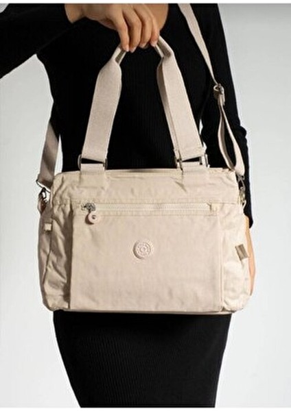 Kopya - Kadın Gri Su Geçirmez Kipling Kol Çapraz Çanta