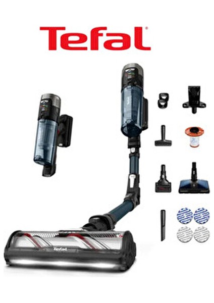 Islak & Kuru TY9AC X-Force Flex 13.60 Allergy Aqua Aerospin Kablosuz Şarjlı Dikey Elektrikli Süpürge