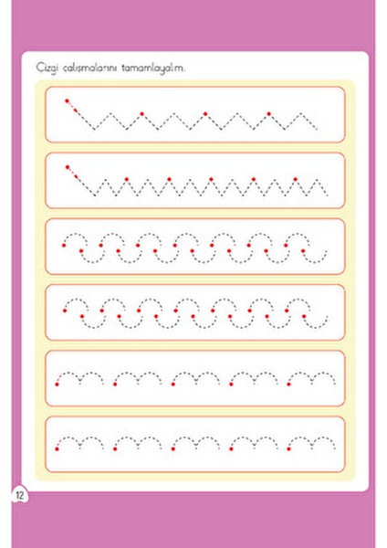 Dikkat Etkinlikleriyle Yazma Öncesi Çizgi Çalışmaları indirimleri