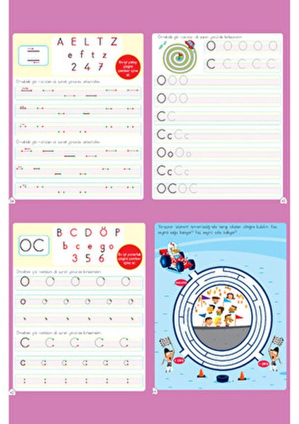 Dikkat Etkinlikleriyle Yazma Öncesi Çizgi Çalışmaları