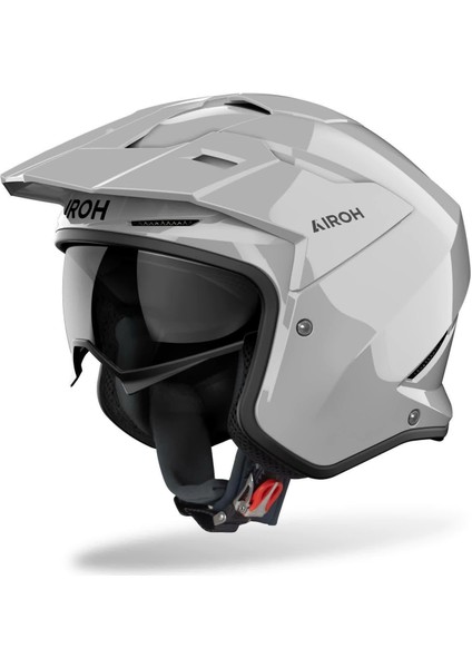 Aıroh Kombakt Color Concrete Grey Gloss Kask