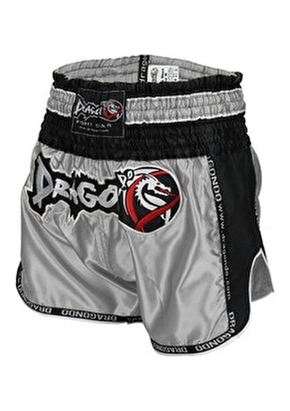 Muay Thai Şort Cepsiz Saten Materyal Unisex Retro Desenli Rahat Kesim Yazlık fiyatları