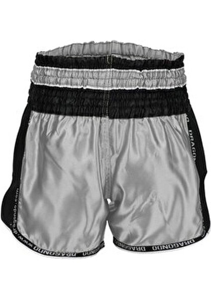 Muay Thai Şort Cepsiz Saten Materyal Unisex Retro Desenli Rahat Kesim Yazlık fırsatları