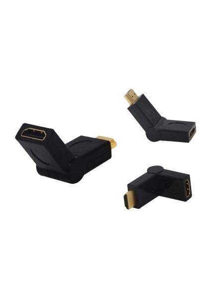 HDMI Erkek Dişi L Tip Ara Oynar Başlık modelleri