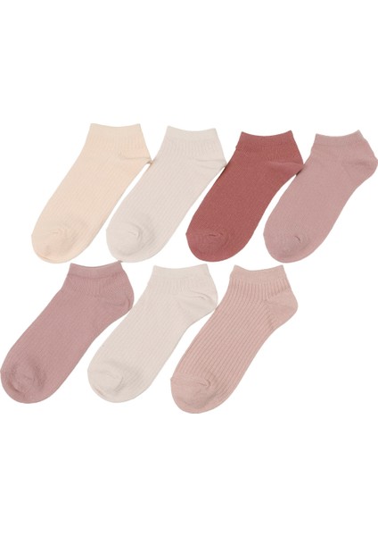 Basıc 7 Lı Ptk-W 5pr Pembe Kadın 7 Li Çorap