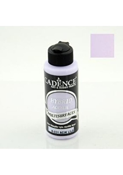 Cadence Hybrıd Akrilik Multisurface H-031 Açık Lila Renkli Boya Sanatsal Kullanım İçin