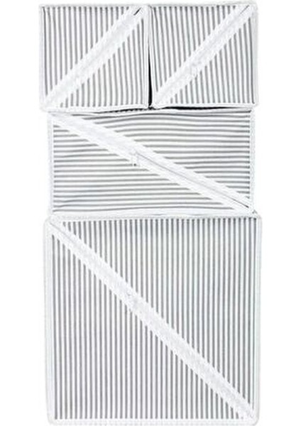 4'lü Dolap Içi ve Çekmece Içi Düzenleyici Organizer Giysi, Çorap, Iç Çamaşırı Saklama Kutu Seti modelleri