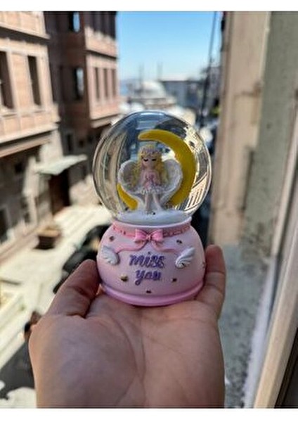 Sevgiliye Özel Miss You Gece Lambası Işıklı ve Orta Boy Kar Küresi modelleri