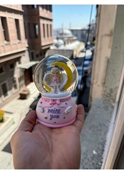 Sevgiliye Özel Miss You Gece Lambası Işıklı ve Orta Boy Kar Küresi fırsatları