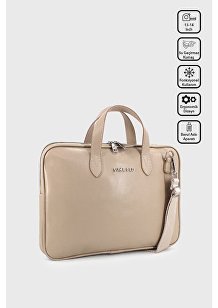 13-14" Inç Su Geçirmez Kumaş Özellikli Macbook Air-Pro Evrak Bilgisayar Notebook Laptop Çantası