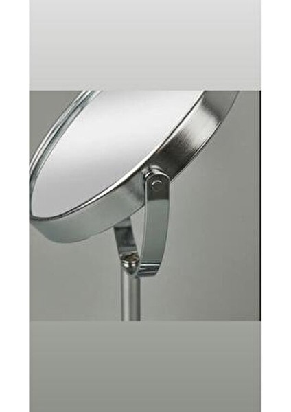 Masaüstü Ayaklı 360° Dönebilen Ev, Ofis, Işyeri, Seyahat Için Mini Krom Büyüteçli Ayna 21X15 modelleri