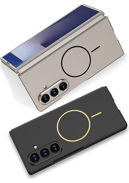 Samsung Galaxy Z Fold 7 Kılıf Wireless Şarj Özellikli Kıpta M-Safe Kapak (Heptek) modelleri