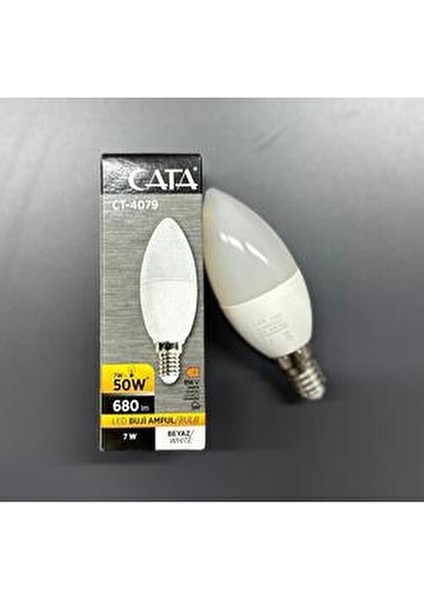 CT4079-(5 Adet) Ince Duy LED Lamba-Beyaz Işık 680LM E14 modelleri