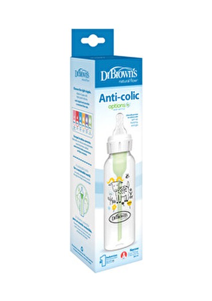 Dr. Brown’s® Anti Kolik Options+ Polipropilen Keçi Desenli Plastik Biberon fiyatları