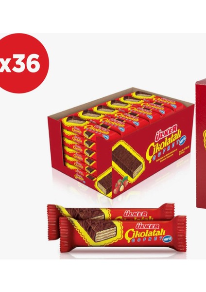 Çikolatalı Gofret 36 Lı Paket