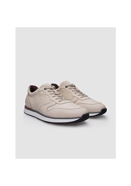 Bej Erkek Deri Sneaker 124194 fiyatları