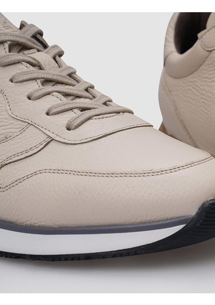 Bej Erkek Deri Sneaker 124194 fırsatları