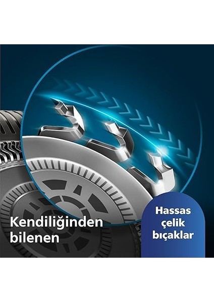 5000 Serisi Tıraş Makinesi, Sinekkaydı Tıraş, Skin Iq Teknolojisi, Islak ve Kuru Kullanım, Hassas Düzeltici Başlık – S5887/10 fırsatları