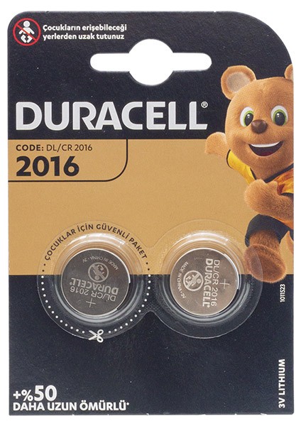 CR2016 Lit. Pil (5X2Lİ Paket )