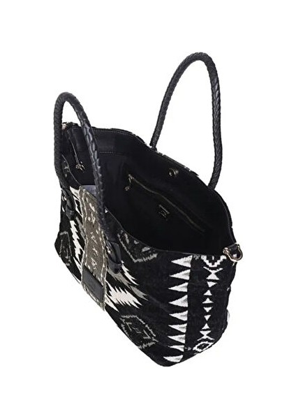 Siyah-Beyaz Kadın Omuz Çantası 73BS7E401395 modelleri