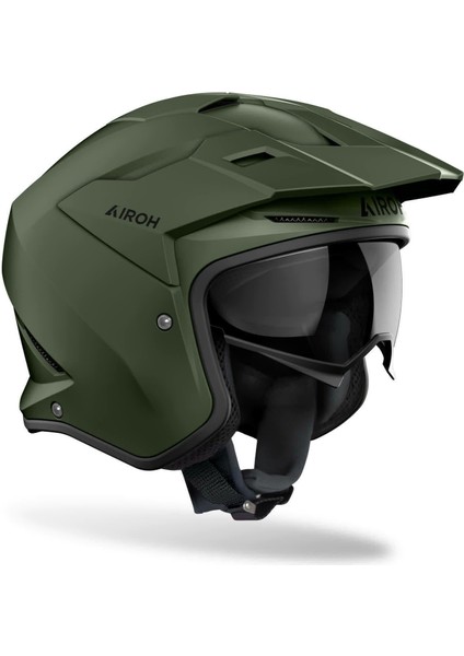 Aıroh Kombakt Color Mılıtary Green Matt Kask fiyatları
