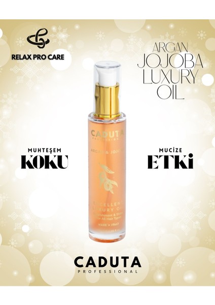Onarıcı ve Besleyici Saç Bakım Yağı Excellent Luxury Argan & Jojoba Oıl 50ML modelleri