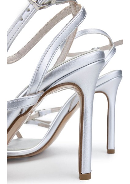 Kadın Suni Deri Lame Topuklu Ayakkabı indirimleri