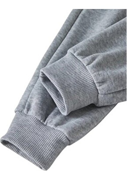 Kalp Baskılı Fermuarlı Kız Çocuk Alt Üst Eşofman Takımı modelleri