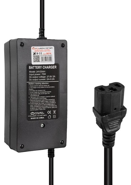 PM-31174 24 Volt - 20 Amper C16 Uçlu Elektrikli Bisiklet Şarj Cihazı indirimleri