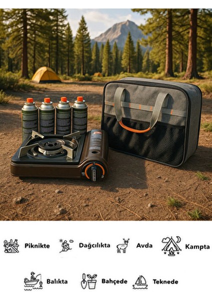 Bölmeli Kamp ve Piknik Çantası Çok Fonksiyonlu Çanta Organizer Özel Tasarım Premium Outdoor Çanta fiyatları