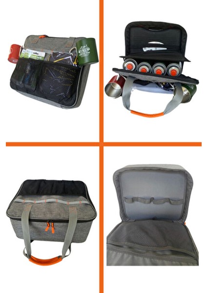 Bölmeli Kamp ve Piknik Çantası Çok Fonksiyonlu Çanta Organizer Özel Tasarım Premium Outdoor Çanta modelleri