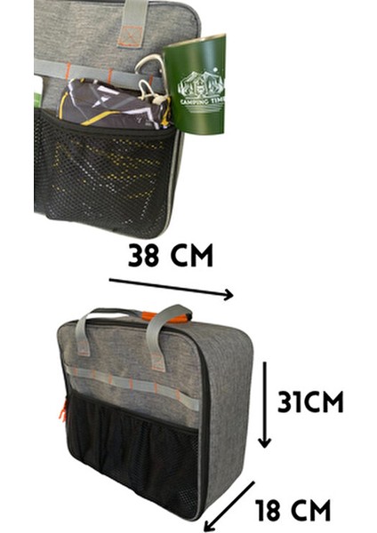 Bölmeli Kamp ve Piknik Çantası Çok Fonksiyonlu Çanta Organizer Özel Tasarım Premium Outdoor Çanta indirimleri