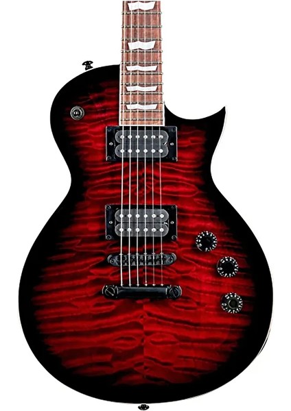 Esp Ltd EC-256QM See Thru Black Cherry Sunburst Elektro Gitar