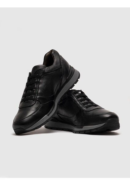Siyah Erkek Deri Sneaker 28126 fırsatları