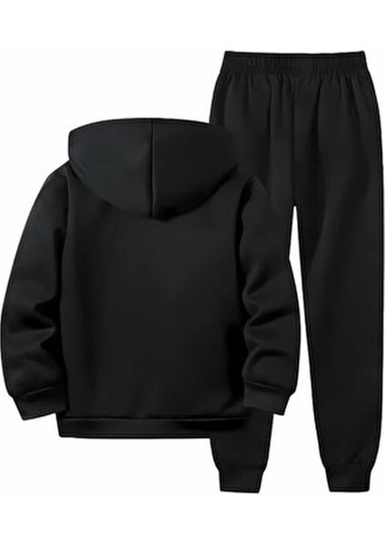 Kalp Baskılı Fermuarlı Kız Çocuk Alt Üst Eşofman Takımı fiyatları