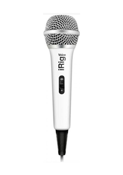 Irig Voice White Karaoke Mikrofonu (Ios & Android)