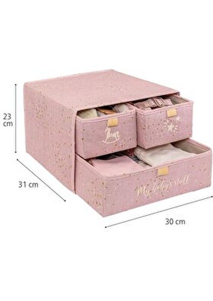 2 Katlı 3 Gözlü Dolap Içi Düzenleyici Çekmece Içi Dolap Bebek Odası Düzenleyici Organizer modelleri