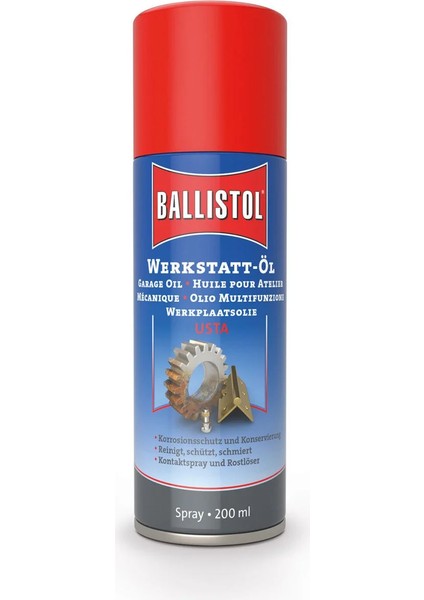 Usta Temizleyici ve Koruyucu Sprey Yağ 200 ml