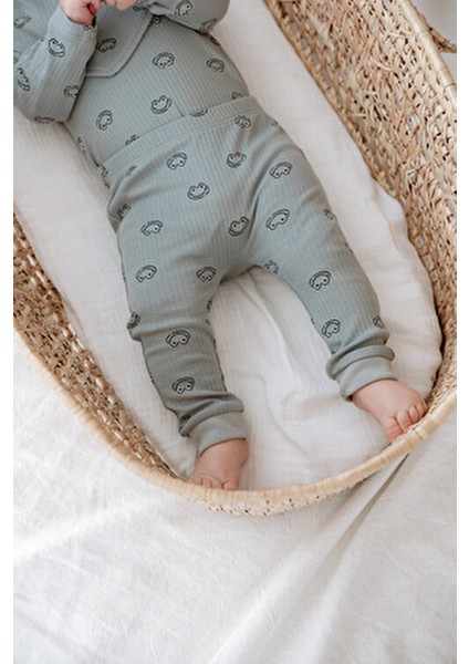 %100 Pamuk Yenidoğan Zıbın Takım Unisex Bebek Hediye Seti Uzun Kol Düz Desen fırsatları