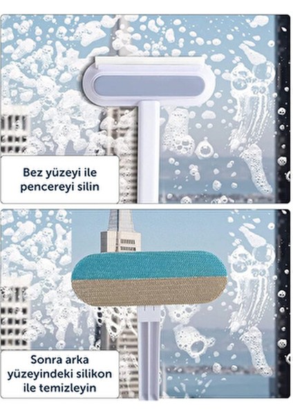 Çok Amaçlı Pratik Cam Temizleyici Kıl Tüy Toplayıcı Halı Kanepe Koltuk Temizleyici (2 Adet) fiyatları