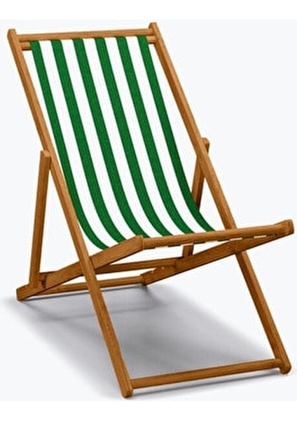 Ahşap Katlanır Şezlong, Balkon, Bahçe, Teras ve Plaj Için