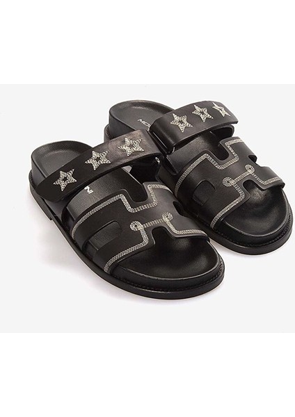 Hakiki Deri Kadın Terlik 055-25 modelleri